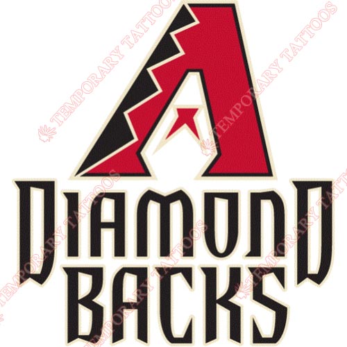 Arizona Diamondbacks Customize Temporary Tattoos Stickers NO.1388